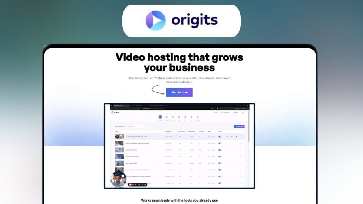 Origits lifetime deal image