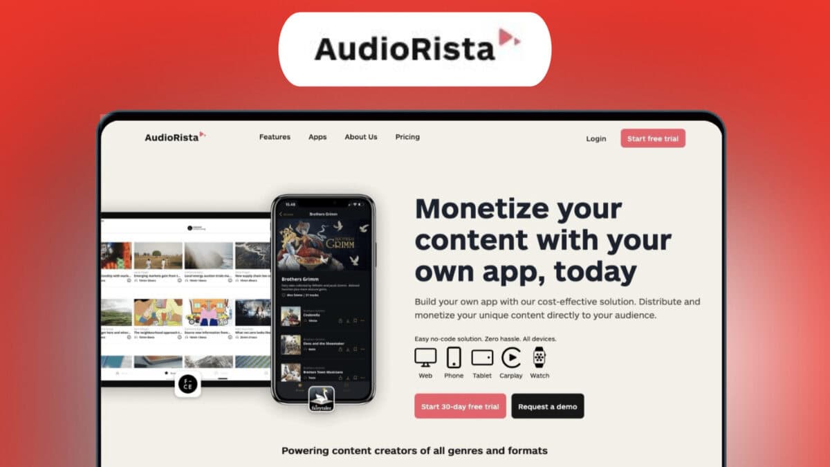 Audiorista lifetime deal image
