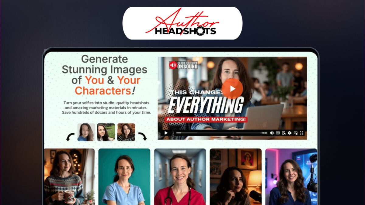 Author headshots lifetime deal image