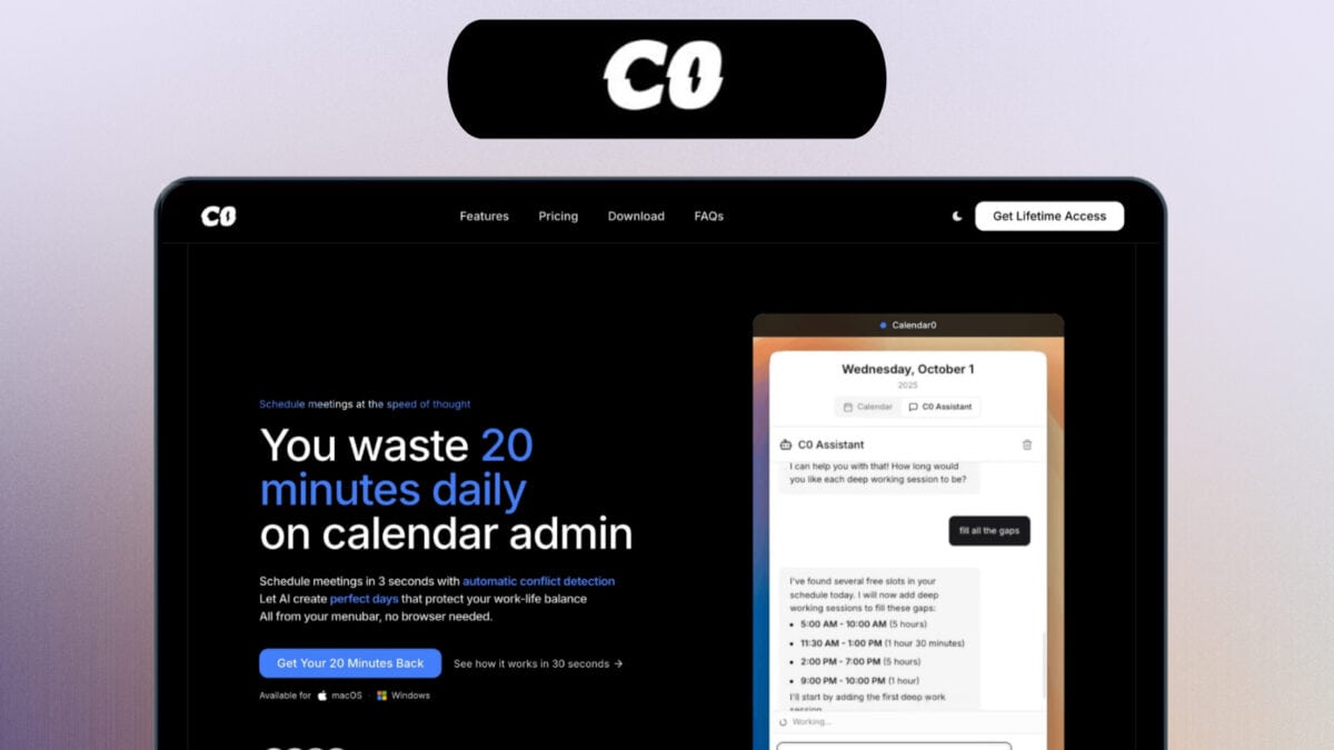 Calendaro lifetimo featured image