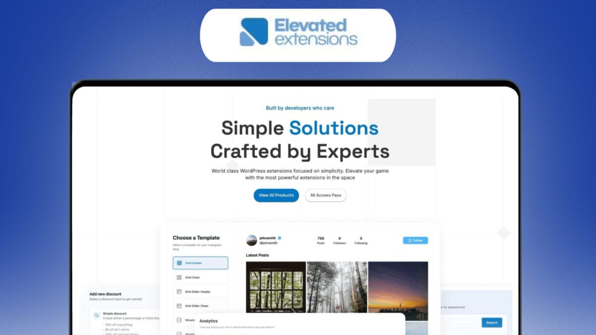 Elevated extensions lifetime deal image