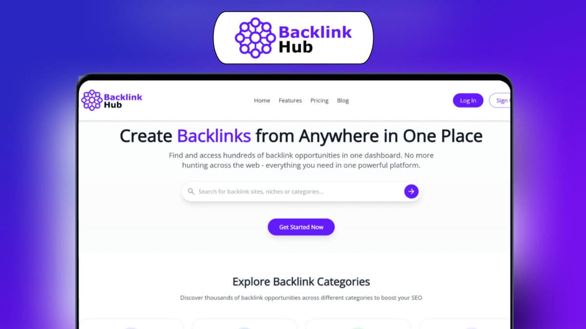 BacklinkHub Lifetime Deal image