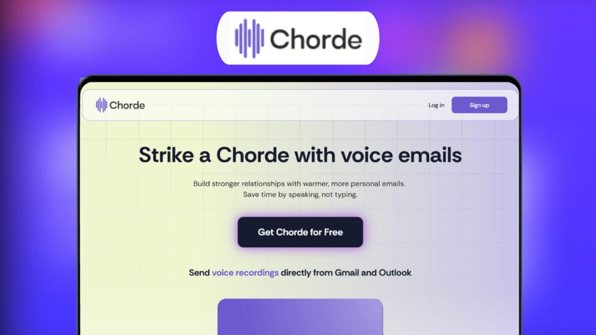 Chorde Lifetime Deal Image
