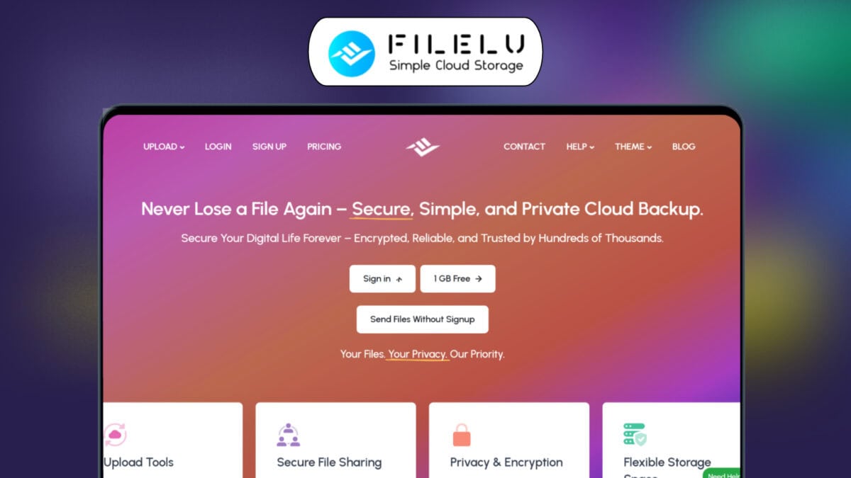 FileLu Lifetime Deal image