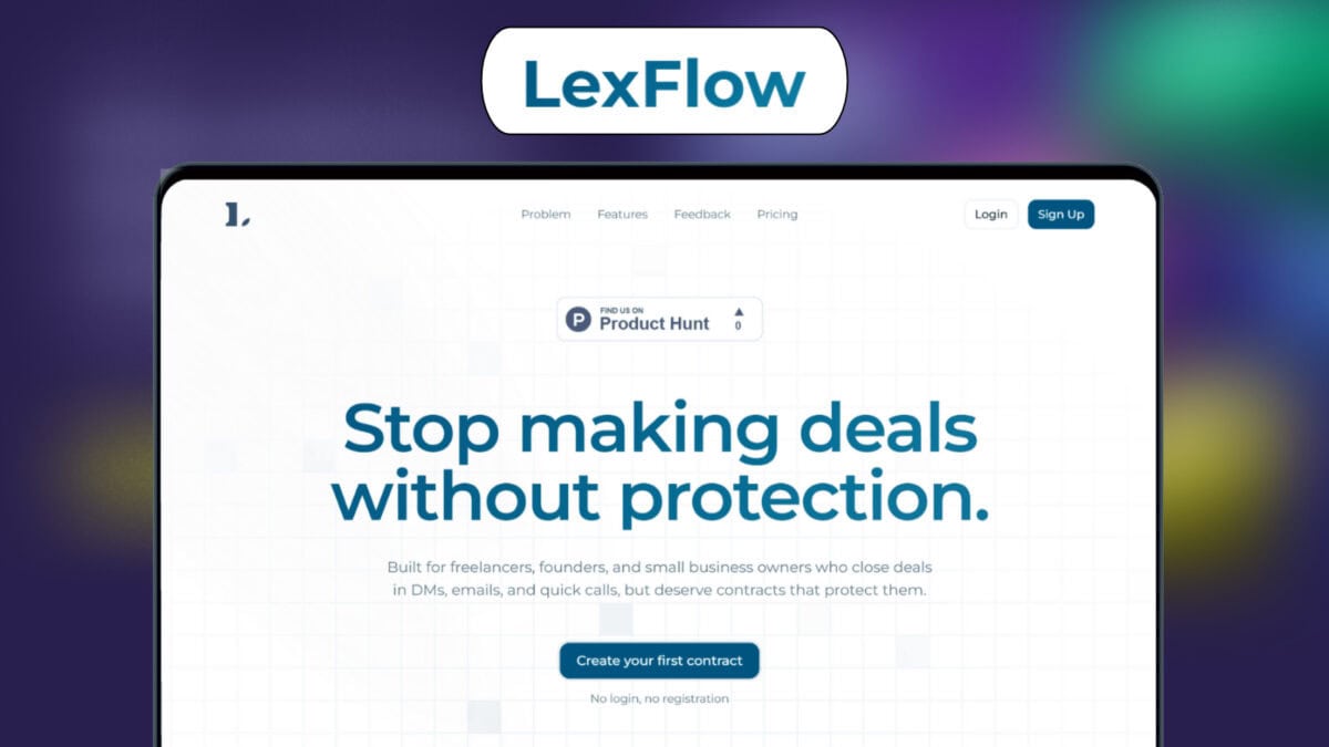 LexFlow Lifetime Deal Image