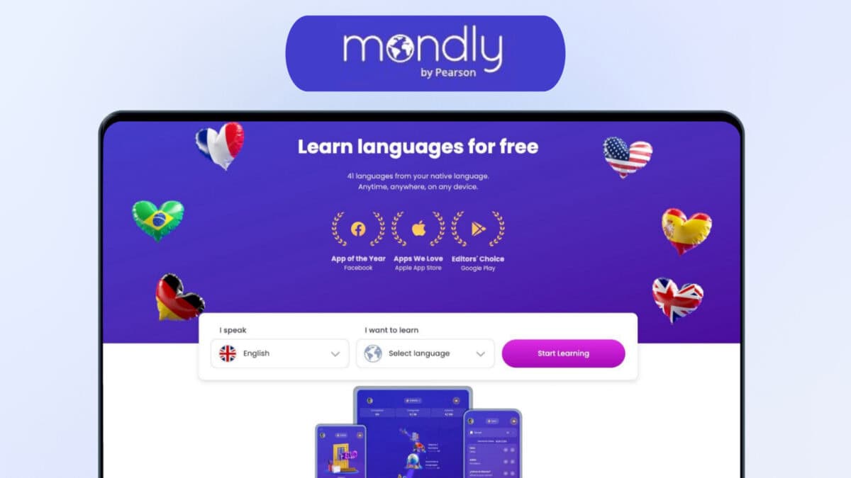 Mondly by Pearson Lifeitme Deal Image