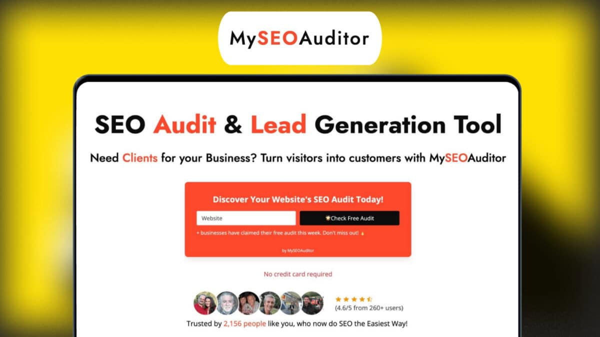 MySEOAuditor Lifetime deal Featured Image