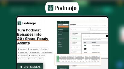 Podmojo Black Friday Lifetime Deal  📺 Automate Podcast Clips, Notes & Posts