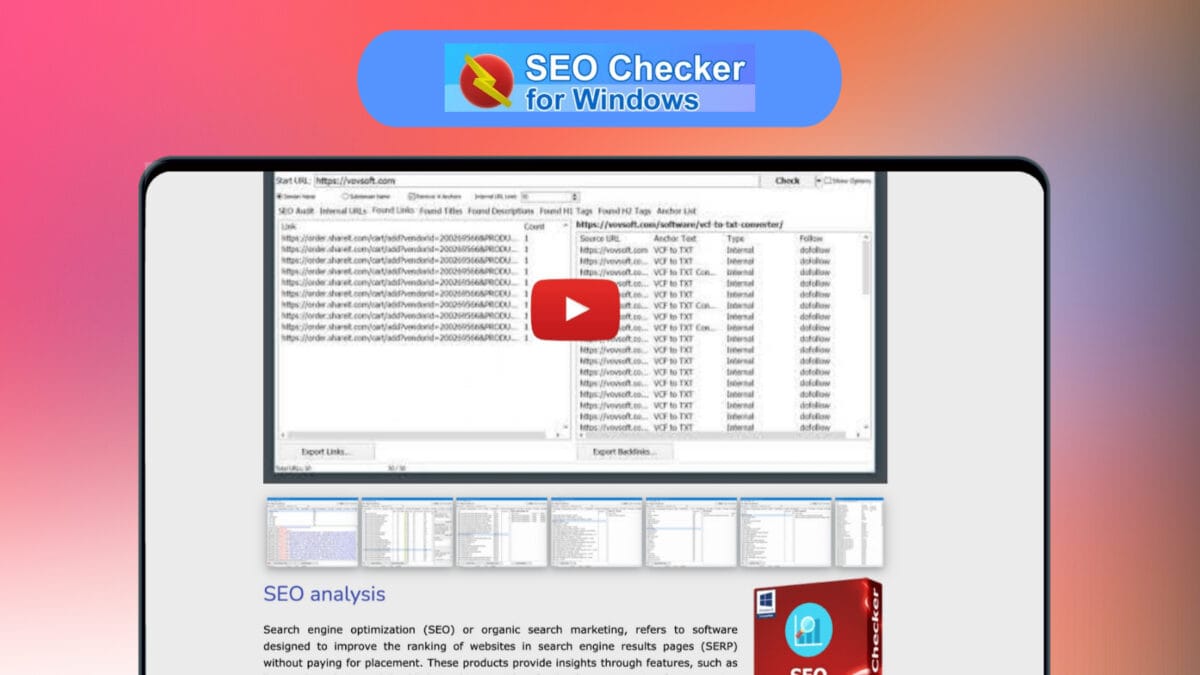 SEO Checker for windows Featured Image