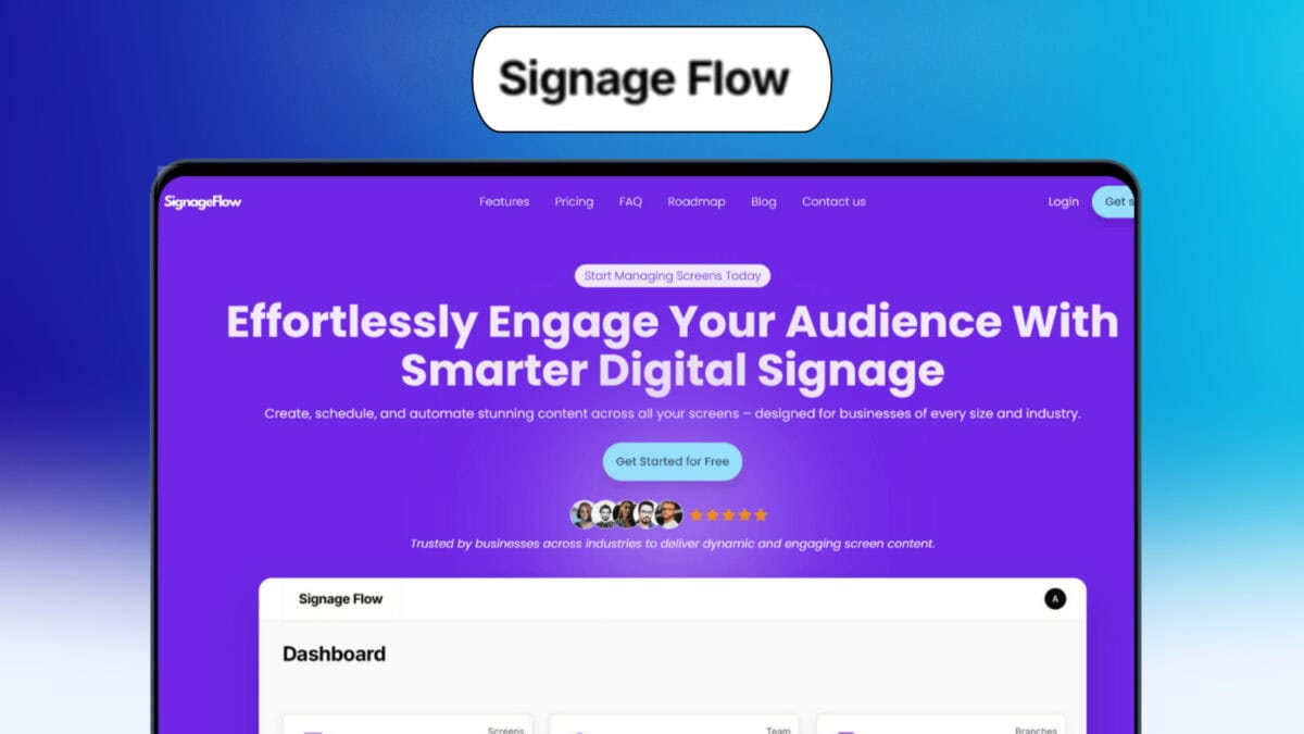 SignageFlow Lifetime Deal Image
