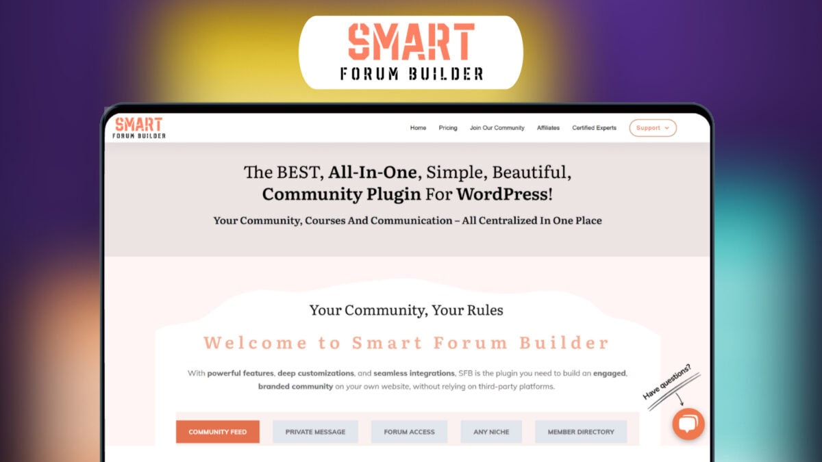 Smart Forum Builder Lifetime Deal Featured