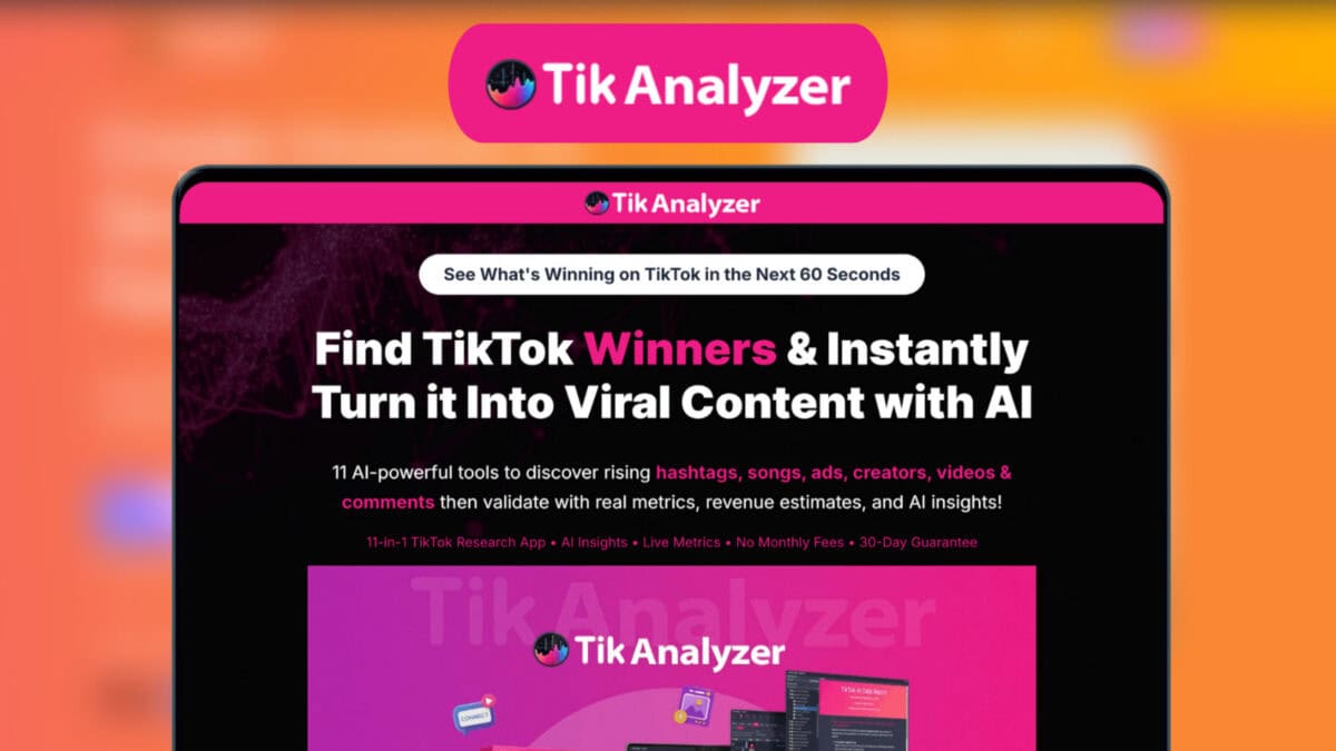 Tik Analyzer Lifetime Deal