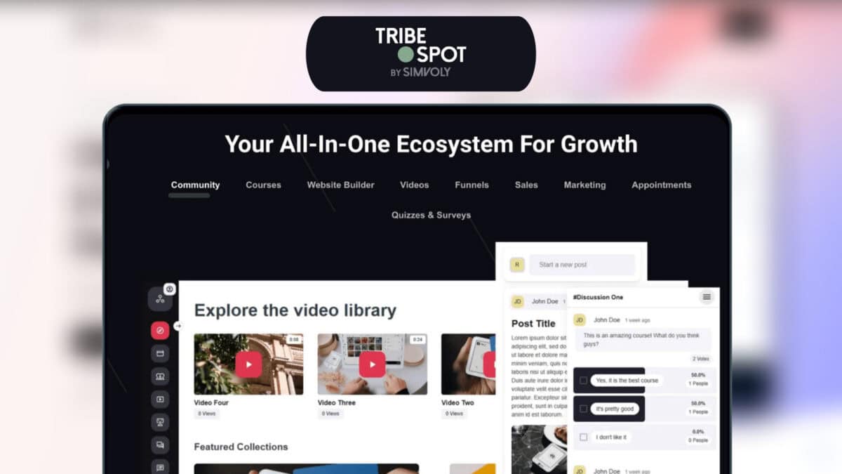 Tribe Spot Lifetime deal Featured Image