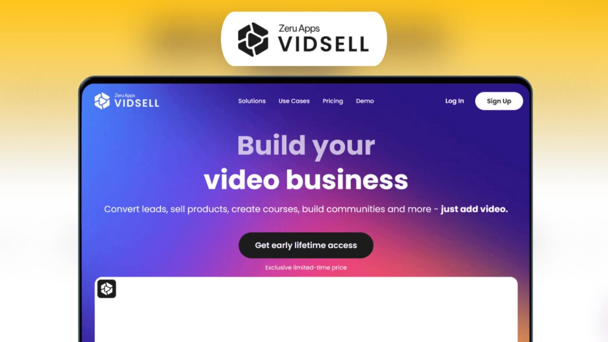 VidSell Lifetime Deal Image