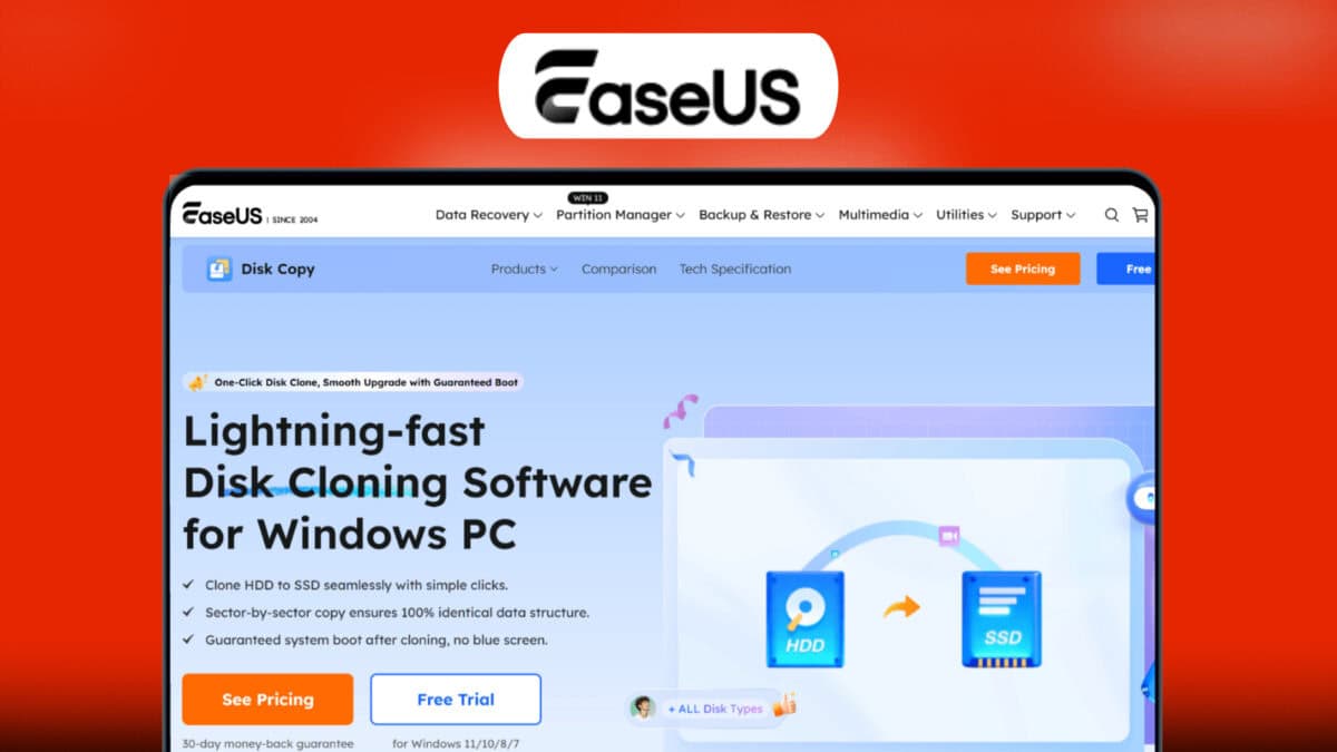 EaseUS – Windows Disk Image