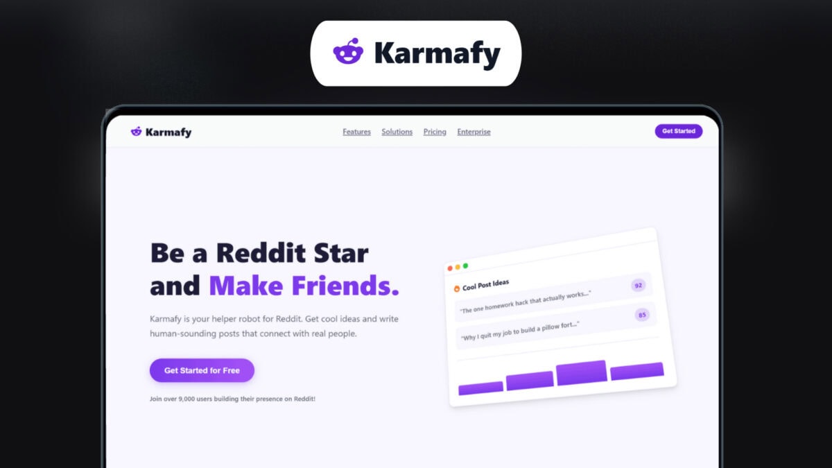 Karmafy Lifetime Deal 🚀 Helper Robot For Reddit