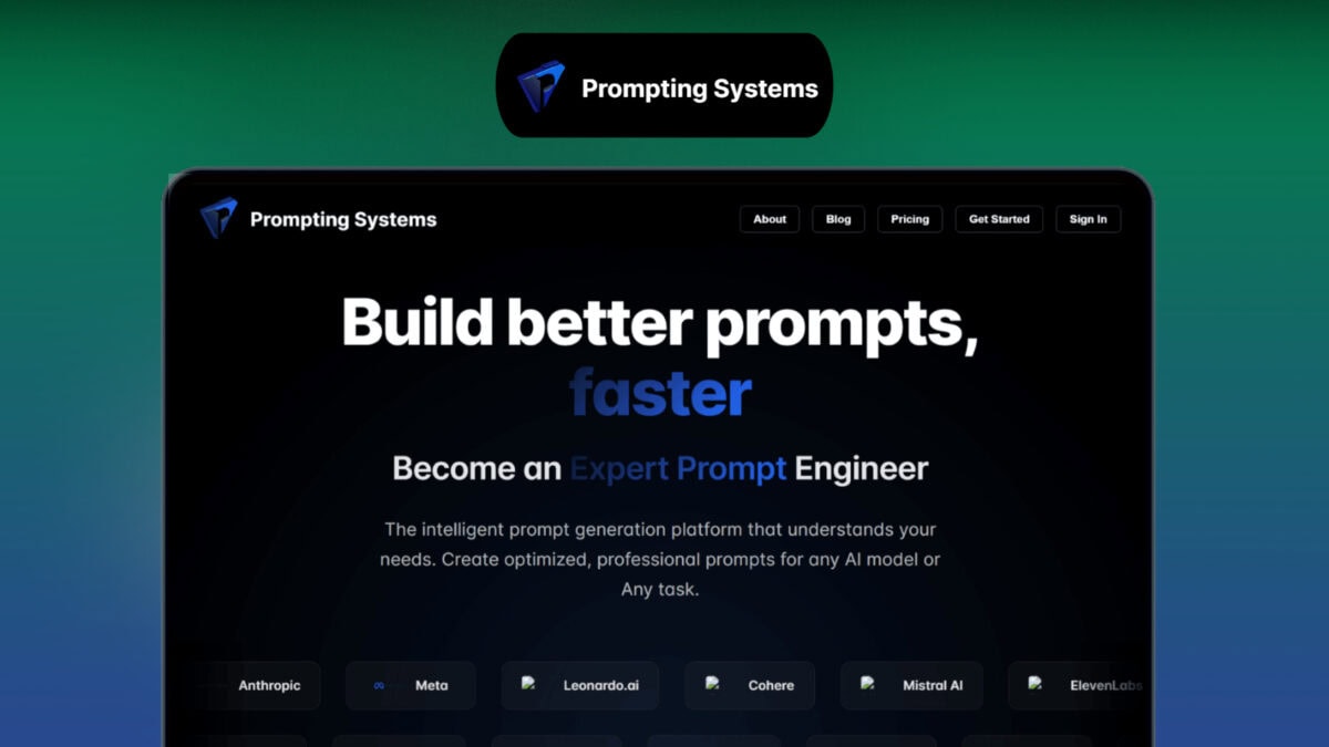 Prompting Systems Lifetime Deal Image