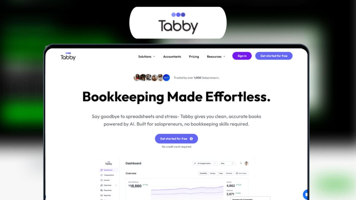 Tabby Lifetime Deal ⚙️ Bookkeeping made effortless